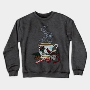 Winter tea cup Crewneck Sweatshirt